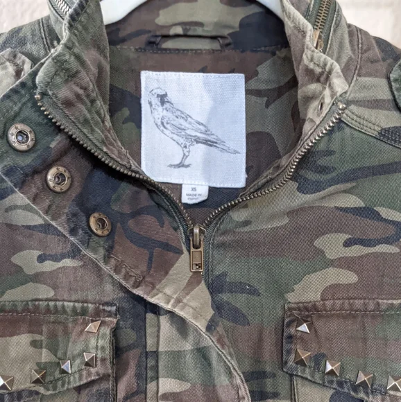 White Crow (Anthropology) Camouflage Utility Jacket. Size:. XS - Picture 3 of 11
